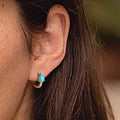 Bohemian Water Drop Ear Cuff Earrings Versatile Autumn Personality Jewelry For Women view 3