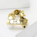 Electroplated Alloy Heart Tape Measure Brooch For Women's Suits view 3