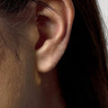 Bohemian Geometric Micro Pave Hoop Earrings For Women, Light Luxury Unique Design Ear Jewelry view 3