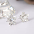 Floral Jewelry Set Sakura Petal Earrings Ring And Necklace Fresh Matching Women Accessories view 2
