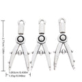 Antique Silver Zinc Alloy Compass Charm Pendant for DIY Necklace Bracelet Jewelry Making view 1