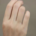 European Niche Luxury Faux Moonstone Cat Eye Ring For Women Elegant Designer Fashion Jewelry view 3