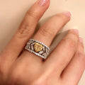 Vintage Hollow Heart Ring For Women Fashion Versatile Design Index Finger Heart Shape Jewelry view 1