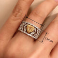 Vintage Hollow Heart Ring For Women Fashion Versatile Design Index Finger Heart Shape Jewelry view 4