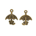 Zinc Alloy Umbrella Charm Pendant for DIY Necklace Bracelet Jewelry Making view 4