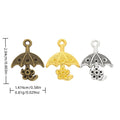 Zinc Alloy Umbrella Charm Pendant for DIY Necklace Bracelet Jewelry Making view 1