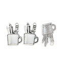 Zinc Alloy Pen Holder Charm Pendant for DIY Necklace Bracelet Jewelry Making view 2