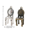 Zinc Alloy Stool Charm Pendant for DIY Necklace Bracelet Jewelry Making view 1