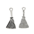 Zinc Alloy Broom Charm Pendant for DIY Necklace Bracelet Jewelry Making view 3