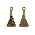 Zinc Alloy Broom Charm Pendant for DIY Necklace Bracelet Jewelry Making view 4