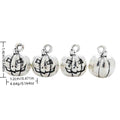 Antique Silver Zinc Alloy Pumpkin Charm Pendant for DIY Necklace Bracelet Jewelry Making view 1