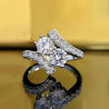 European Style Geometric Swing Arm Ring Fashion Elegant Daily Finger Ring For Women view 1