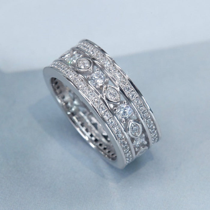 Geometric Marquise Hip Hop Index Finger Ring For Men And Women Fashion Unisex Statement Jewelry
