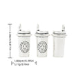 Antique Silver Zinc Alloy Cup Charm Pendant No.373567 for DIY Necklace Bracelet Jewelry Making view 1