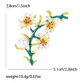 Alloy Enamel Lily Bouquet Brooch For Elegant Womens Apparel Decoration view 4