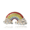 Alloy Rhinestone Rainbow Brooch Pin For Cardigans And Shirts view 5