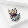 Alloy Enamel Owl Brooch Pin For Women's Suits And Cardigans view 3