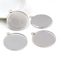 25mm Zinc Alloy Charm Pendant No.103987 for DIY Necklace Bracelet Jewelry Making view 2