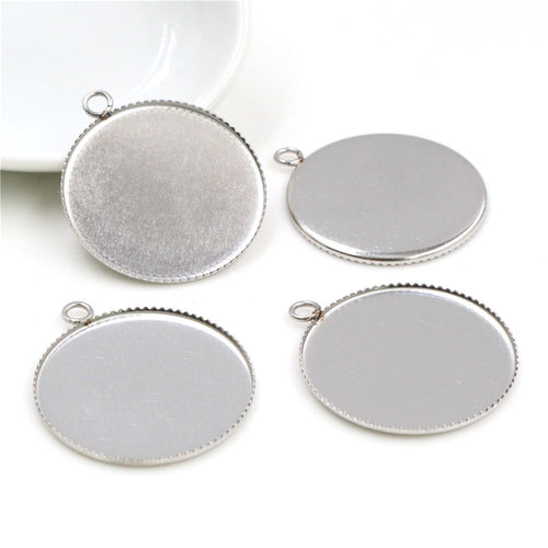25mm Zinc Alloy Charm Pendant No.103987 for DIY Necklace Bracelet Jewelry Making