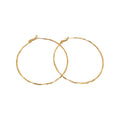 Chic Metal Geometric Large Hoop Earrings With Silver Pins Minimalist Round Fashion Jewelry For Women view 5