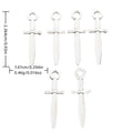 Antique Silver Zinc Alloy Knife Charm Pendant for DIY Necklace Bracelet Jewelry Making view 1