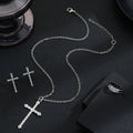European Vintage Virgin Mary Pendant Cross Necklace For Women, Fashion Pendant Jewelry Set view 2