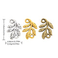 Zinc Alloy Tree Charm Pendant No.634987 for DIY Necklace Bracelet Jewelry Making view 1