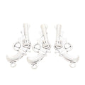 Antique Silver Zinc Alloy Pistol Charm Pendant for DIY Necklace Bracelet Jewelry Making view 2