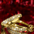 New U Shaped Earrings, Sparkling Geometric Imitation Ear Cuff Fashion Jewelry For Women view 3