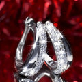 New U Shaped Earrings, Sparkling Geometric Imitation Ear Cuff Fashion Jewelry For Women view 5