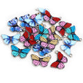 19x16mm Enamel Butterfly Charm Pendant For DIY Earrings Necklace Jewelry Making Supplies view 1