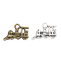 Zinc Alloy Locomotive Charm Pendant for DIY Necklace Bracelet Jewelry Making view 2