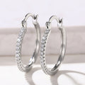 European Large Hoop Ear Cuff Earrings, Fashion Light Luxury Versatile Statement Jewelry view 3