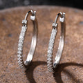 European Large Hoop Ear Cuff Earrings, Fashion Light Luxury Versatile Statement Jewelry view 1