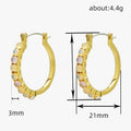 Circle Geometric Earrings For Women, Classic Simple Retro Sweetheart Fashion Jewelry view 4