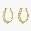 Circle Geometric Earrings For Women, Classic Simple Retro Sweetheart Fashion Jewelry view 3