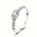 Unique Light Luxury Round Ring For Women, European Minimalist Fashion Finger Jewelry view 5