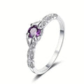 Unique Light Luxury Round Ring For Women, European Minimalist Fashion Finger Jewelry view 1