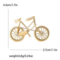 Electroplated Alloy Bicycle Brooch Pin For Suits And Shirts view 6