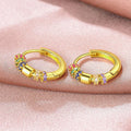Light Luxury Mixed Color Ear Cuffs For Women, Cute Trendy Magazine Style Fashion Earrings view 3