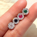 Fashion Geometric Stud Earrings, Simple Daily Versatile Student Style Elegant Ear Jewelry For Women view 1