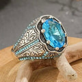 Vintage Pattern Statement Ring For Women, Creative Luxury European American Fashion Accessory view 2