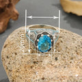 Vintage Pattern Statement Ring For Women, Creative Luxury European American Fashion Accessory view 4