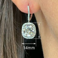 Korean Geometric Earrings For Women Luxury Sparkling Fashion Jewelry Direct Supply view 4