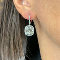 Korean Geometric Earrings For Women Luxury Sparkling Fashion Jewelry Direct Supply view 2