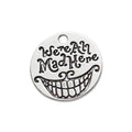 Zinc Alloy Clown Face Charm Pendant for DIY Necklace Bracelet Jewelry Making view 3