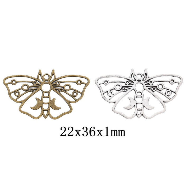 Zinc Alloy Butterfly Charm Pendant No.583308 for DIY Necklace Bracelet Jewelry Making