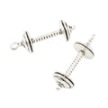 Zinc Alloy Dumbbell Charm Pendant No.683264 for DIY Necklace Bracelet Jewelry Making view 3