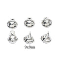 Antique Silver Zinc Alloy Bell Charm Pendant No.379987 for DIY Necklace Bracelet Jewelry Making view 1