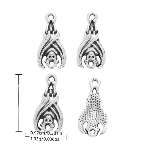 Retro Alloy Bat Pendant Charm For DIY Jewelry Accessories And Necklace Bracelet Making